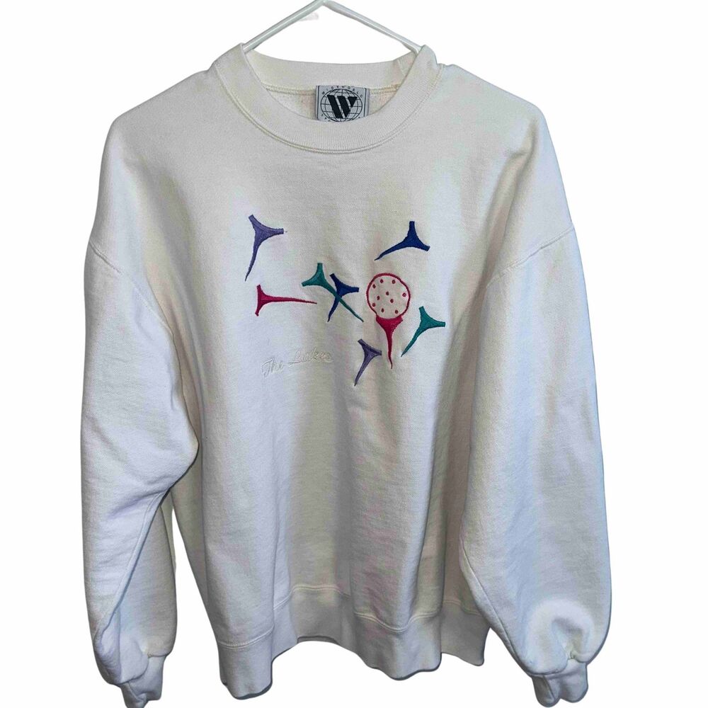 Vintage golf embroidered crewneck sweatshirt